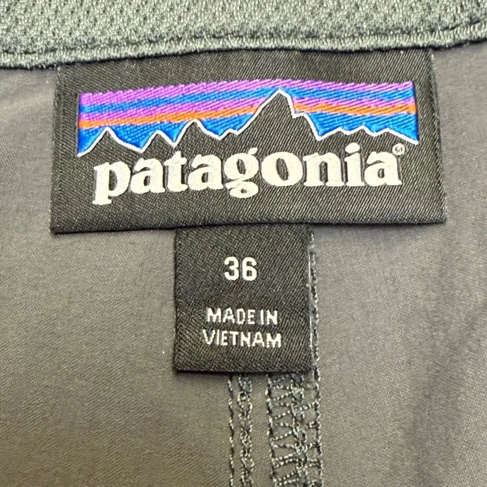 Patagonia Quandary Shorts Mens 36 7" Inseam Grey Forge Grey Performance Hiking - Picture 9 of 10